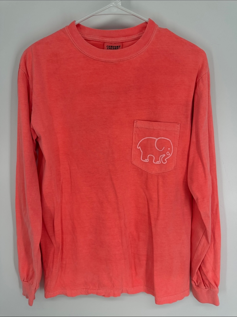 Comfort Colors Ivory Ella Long Sleeve Tee Shirt Women’s Size Small